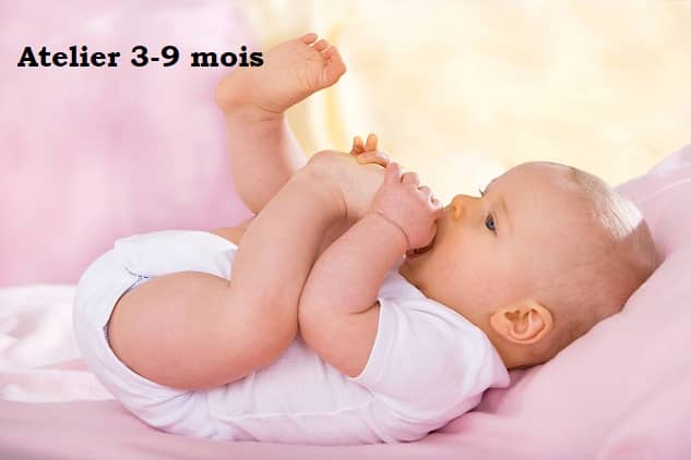 Atelier motricité "Bougeons ensemble, de la naissance à la marche" 3 à 9 mois