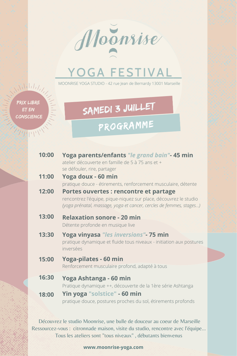 Programme Moonrise Yoga Festival 2021